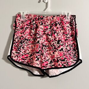 Women's Pink Patterned Shorts